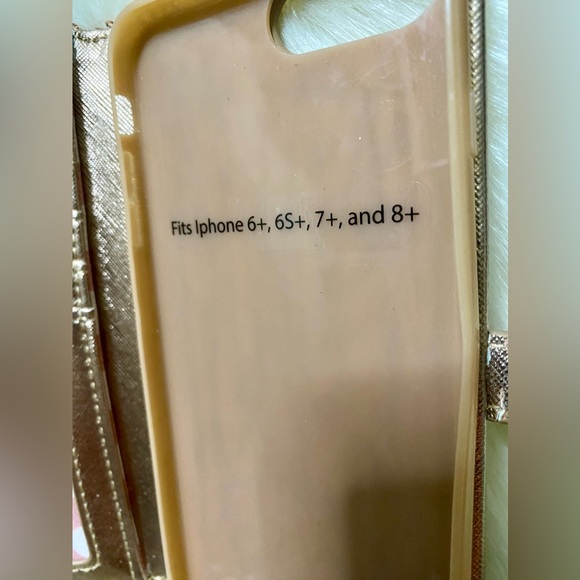 Loungefly x Disney Sequin Wallet Rose Gold Minnie Mouse Phone Case & Card Holder - Picture 10 of 17